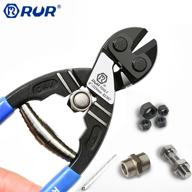 High Cutting ability Black Treatment 8 inch 9inch CR-V best mini bolt cutters