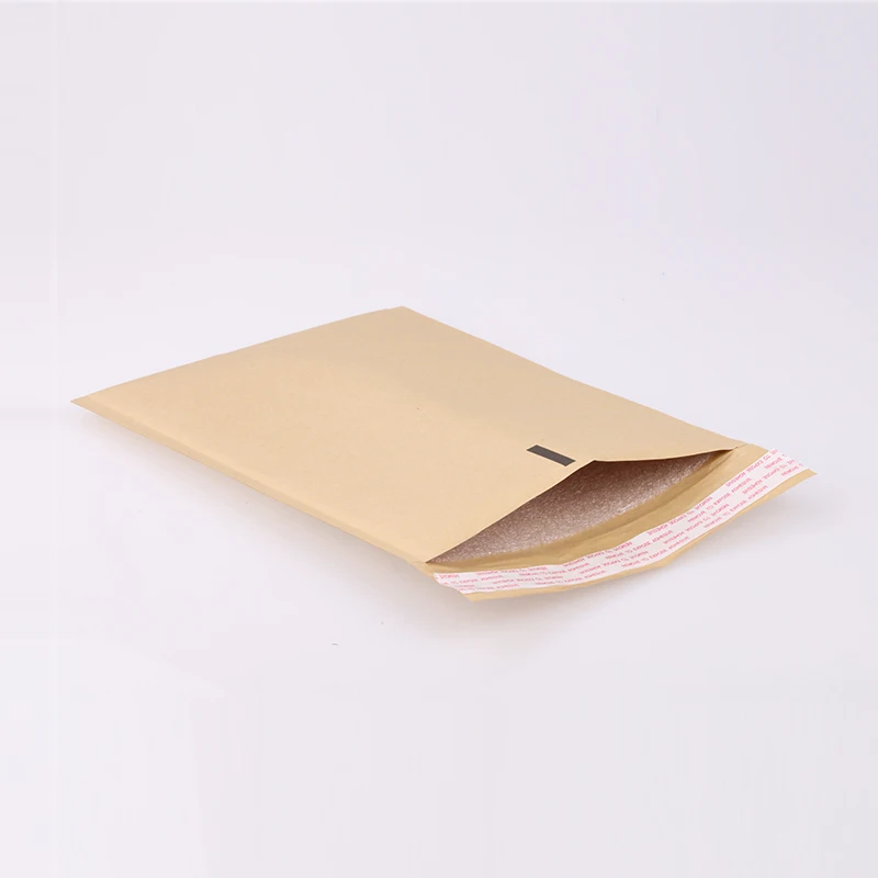 
Waterproof compostable Kraft Paper Bubble Mailers Self Seal Padded courier bags bubble envelope mailers self adhesive Envelopes 