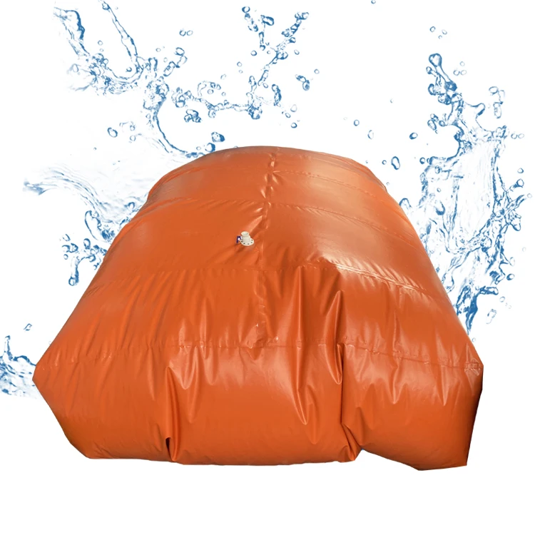 Litong outdoor big size inflatable soft 100000 liter pvc storage water bladder pillow storage tank