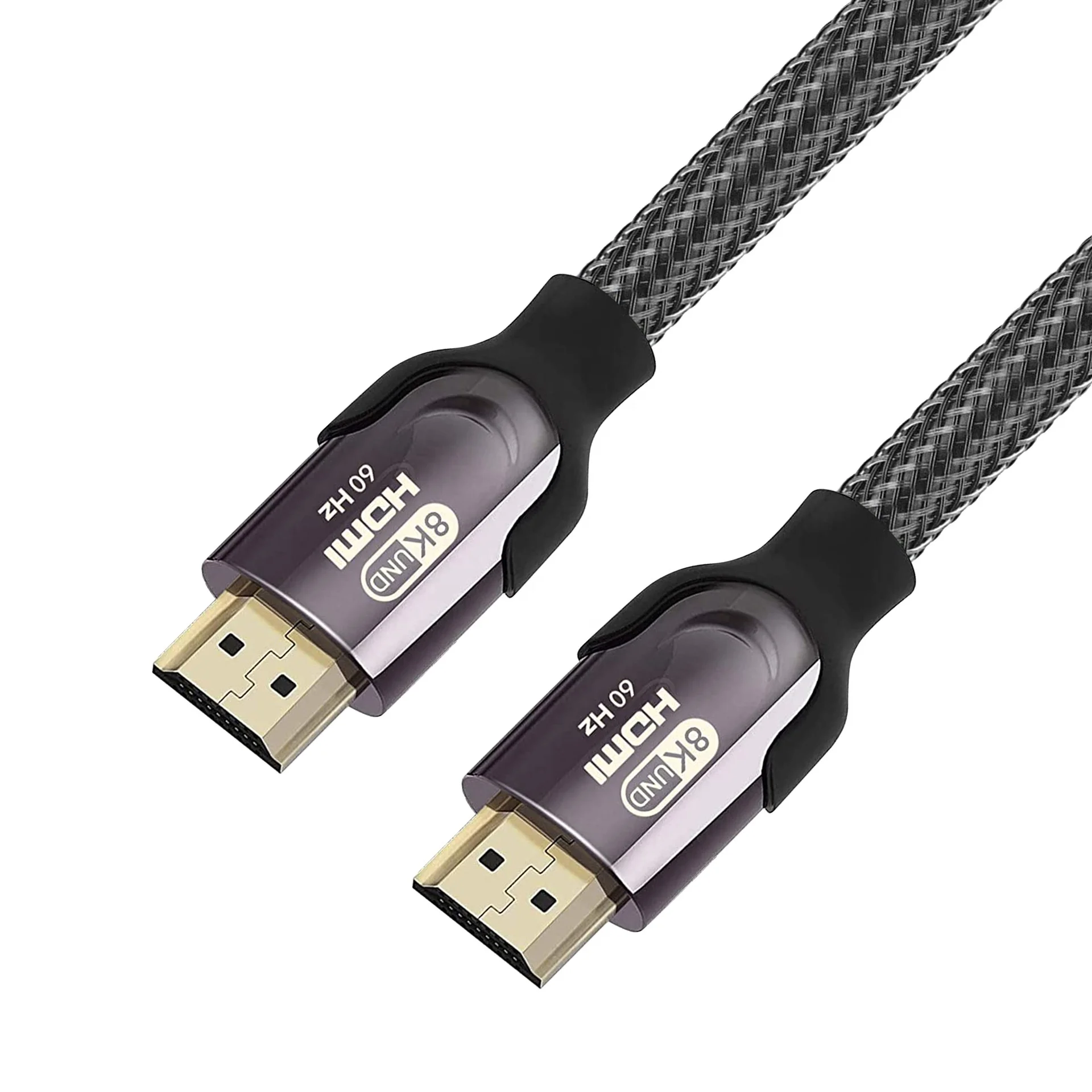 В наличии профессиональный кабель HDMI штекер-штекер 8K 60 Гц 4K 120 Гц Поддержка 48 Гбит/с динамический нейлоновый плетеный кабель 2,1 HDMI