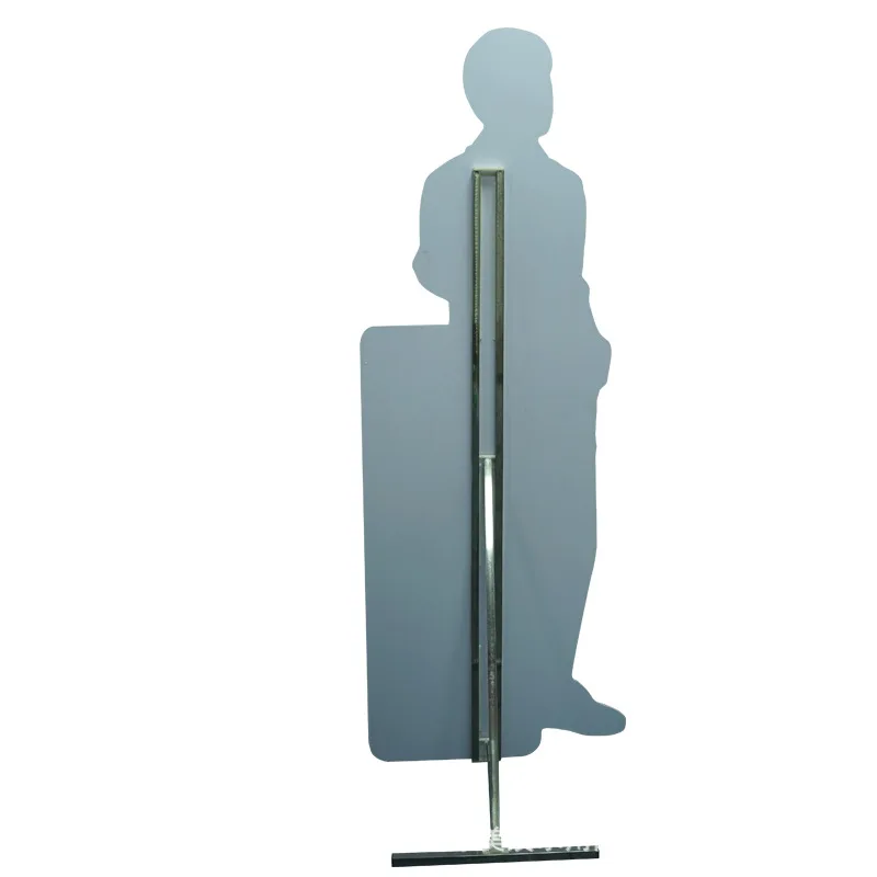 Изготовленные на заказ Современные стильные выреза из пенопласта Standees & в натуральную величину рекламный ПВХ-Железный нержавеющей стали напольный вид