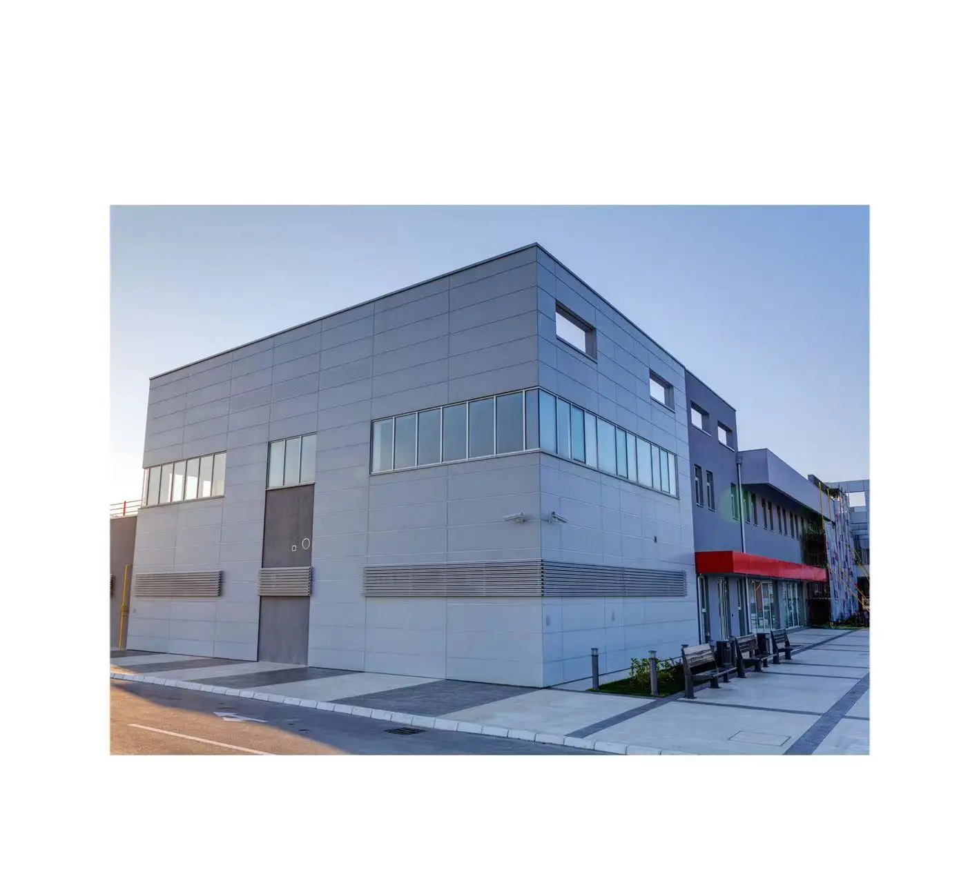 Prefabricated Light Metal Hall Building Prefab Modular Steel Frame Warehouse Workshop Structure tiny house