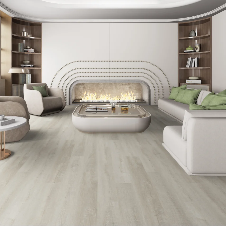 stone composite dry back LVT vinyl plank PVC SPC click flooring for indoor decoration material