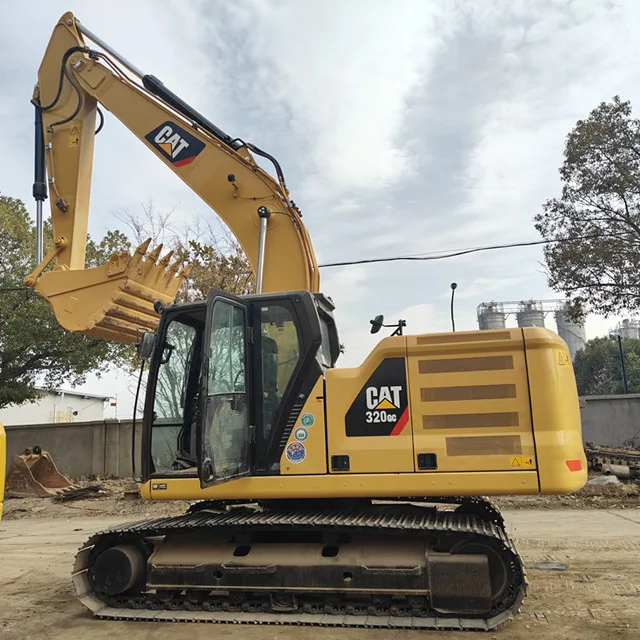 Экскаватор Caterpillar 320GC новый Подержанный 95% Cat 20gc японская оригинальная машина для экскаватора 20 тонн распродажа в Шанхае