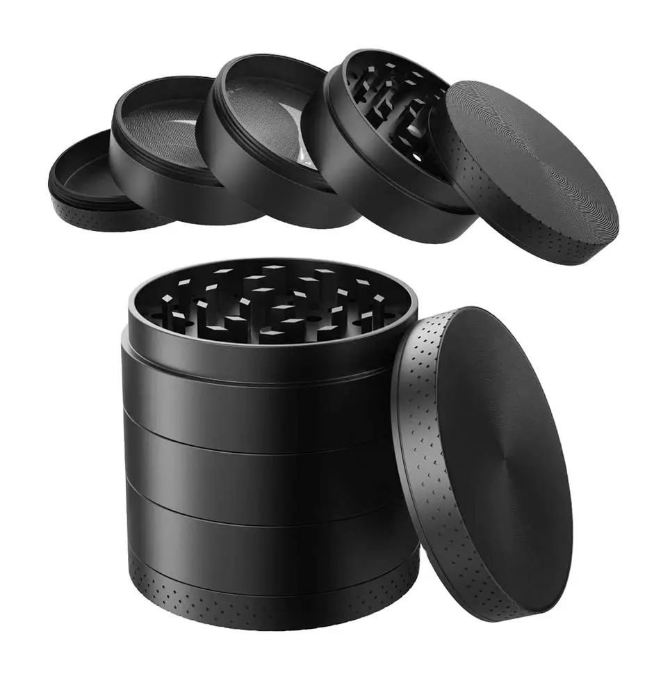 Roxyrolla Wholesale Custom LOGO Smoking Accessories Metal Manual Grinder Spices Herb Grinder Tobacco Grinder Machine