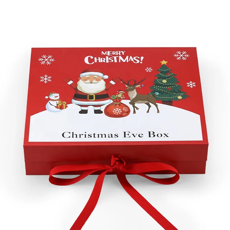 Christmas Candy Gift Paper Christmas Eve Box for Packaging