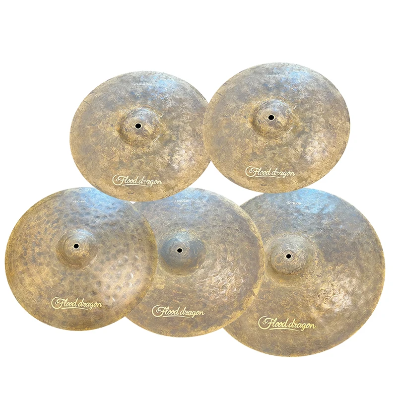 New Cymbal, Dark and Dry Series, Dark Motion Cymbal Handmade Drum Cymbal Instrument Percussion Instrument B20 Cymbal