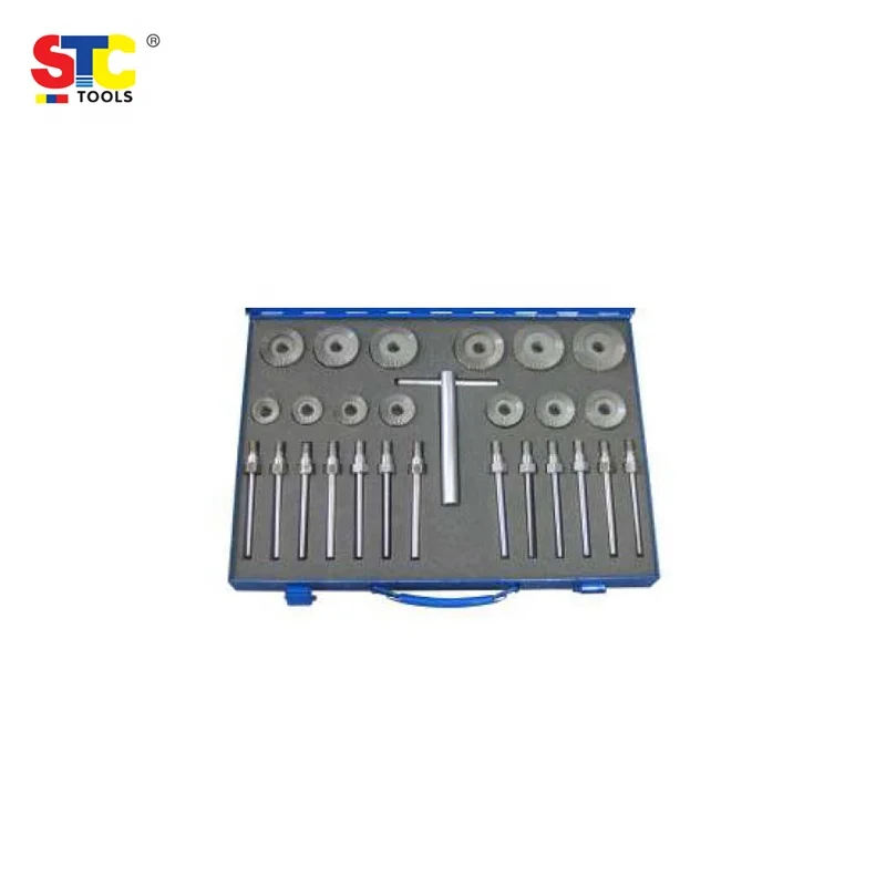 Motorcycle Repair Cutter Valve Tool Set Cars & Bikes Modified Reaming Tools 13pc HSS Valve Seat Reamer