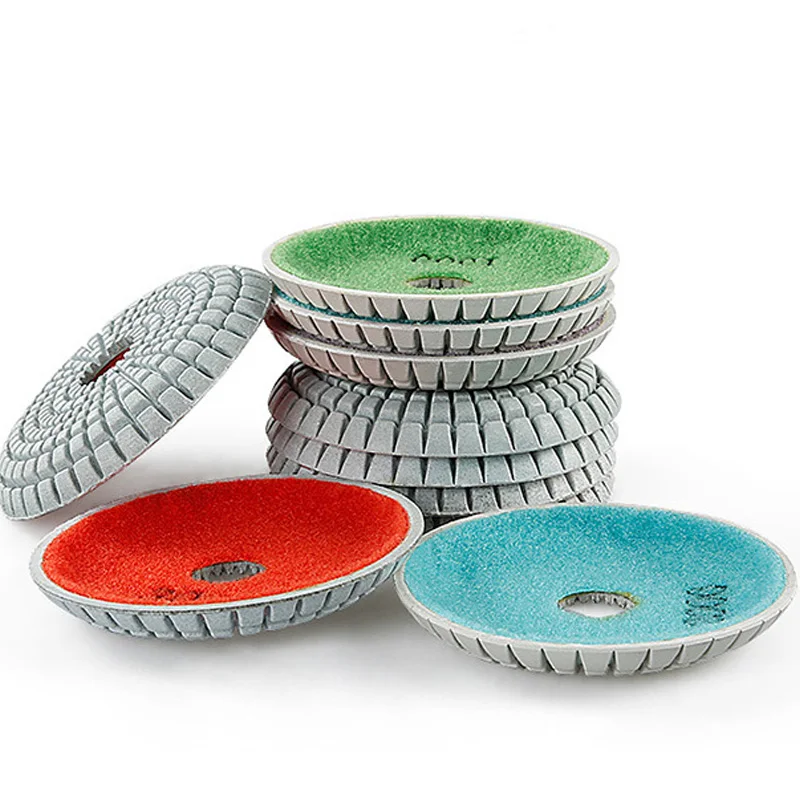 Diamond Polishing Pads Wet Buff Disc for Sanding Marble Granite Quartz Abrasive Grinding Tool Wet Polishing Pad Buffing Pads