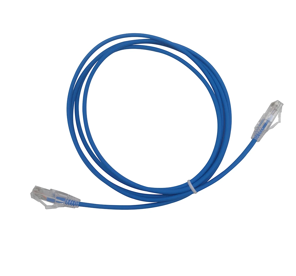 Slim cat6A lan cable 4pair 28awg full copper PVC/LSZH jacket shielded cat 6a ethernet cable
