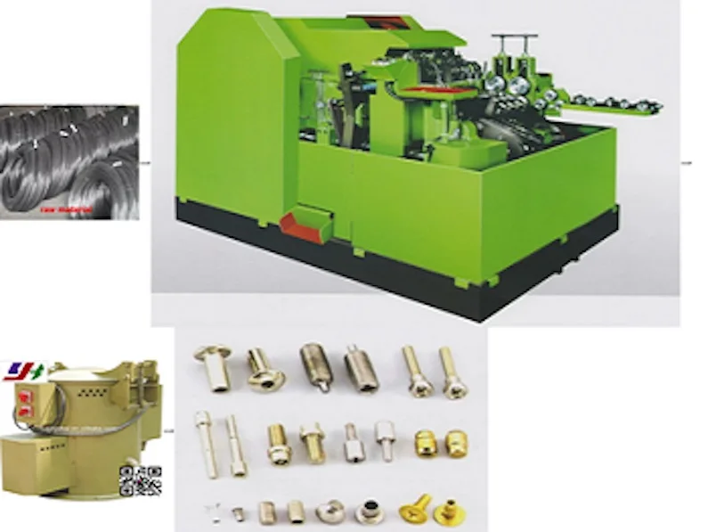 high-speed automatic tapping screw making  one die two blow cold heading machine