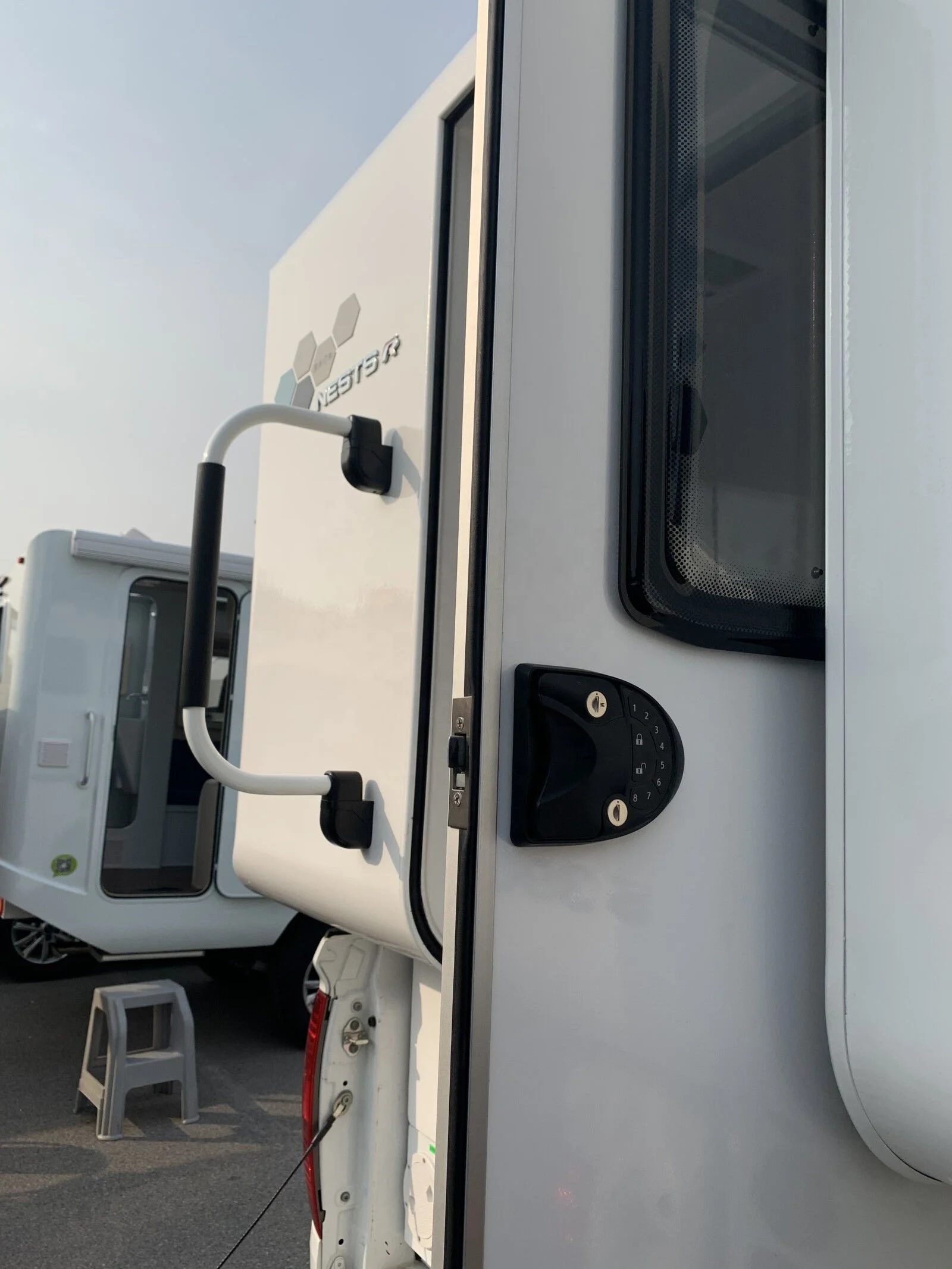 Genuine Vehicle Smart Card Control Remote Open latch Camper RV Front Door Digital Electronic Lock With 2 Keys