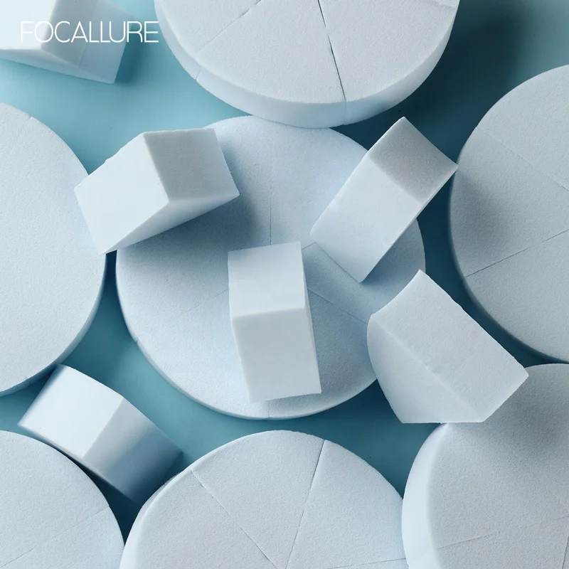 FOCALLURE FA136 Beauty Cosmetic Sponge Egg Wholesale Fan-shaped Blender Latex Free Make Up Sponge