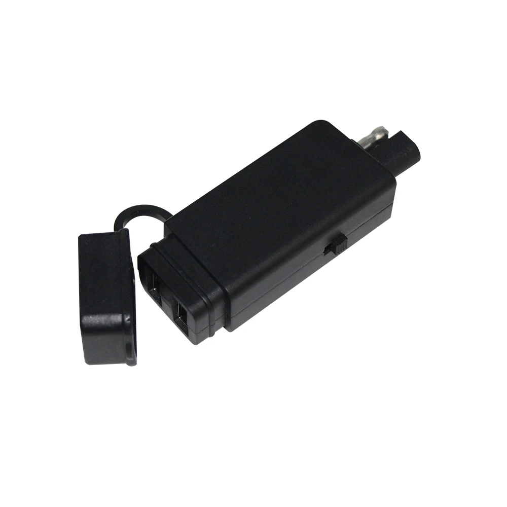 Usb водонепроницаемый Быстрый Разъем для мобильных телефонов батарея кабель 5A автомобиль 12 В Электронный беспроводной SAE Зарядное устройство мотоцикла