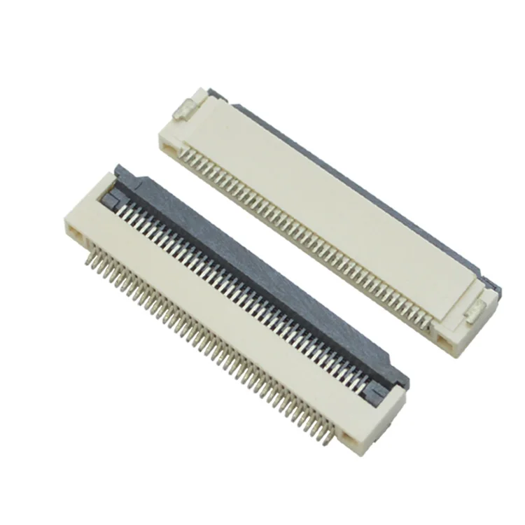 0.5mm Pitch Right Angle Flat Socket Connector 6 10 12 15 20 24 26 30 32 40 51 60 64 Pin FFC FPC Connector