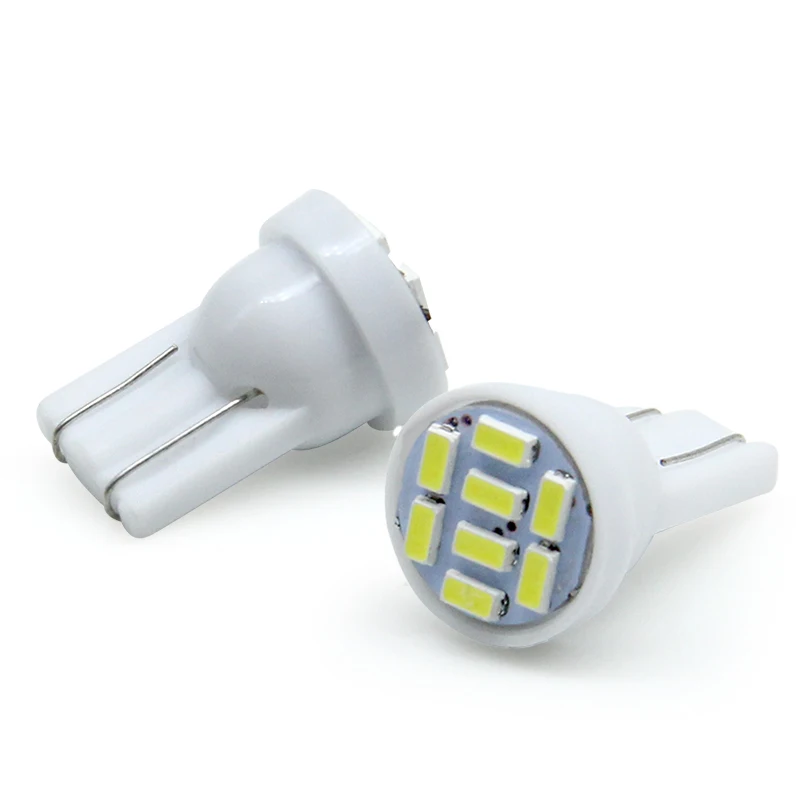 Auto Bulbs Manufacturer 3014 8Smd License Plate Light Led T10 Reverse Bulb For 12V