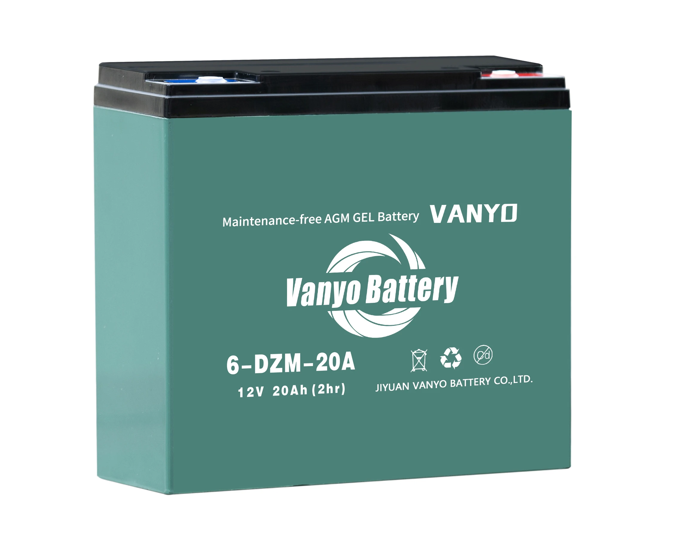 Small High Capacity 12V 20Ah 6Dzm20 Ebike Motorcycle Ecotric Gel Lead Acid Rechargeable Battery