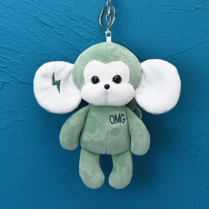 Custom Mini Plush Keychain Plushies Custom Plush Toys Keychain For Soft Mascot Monkey Pendant