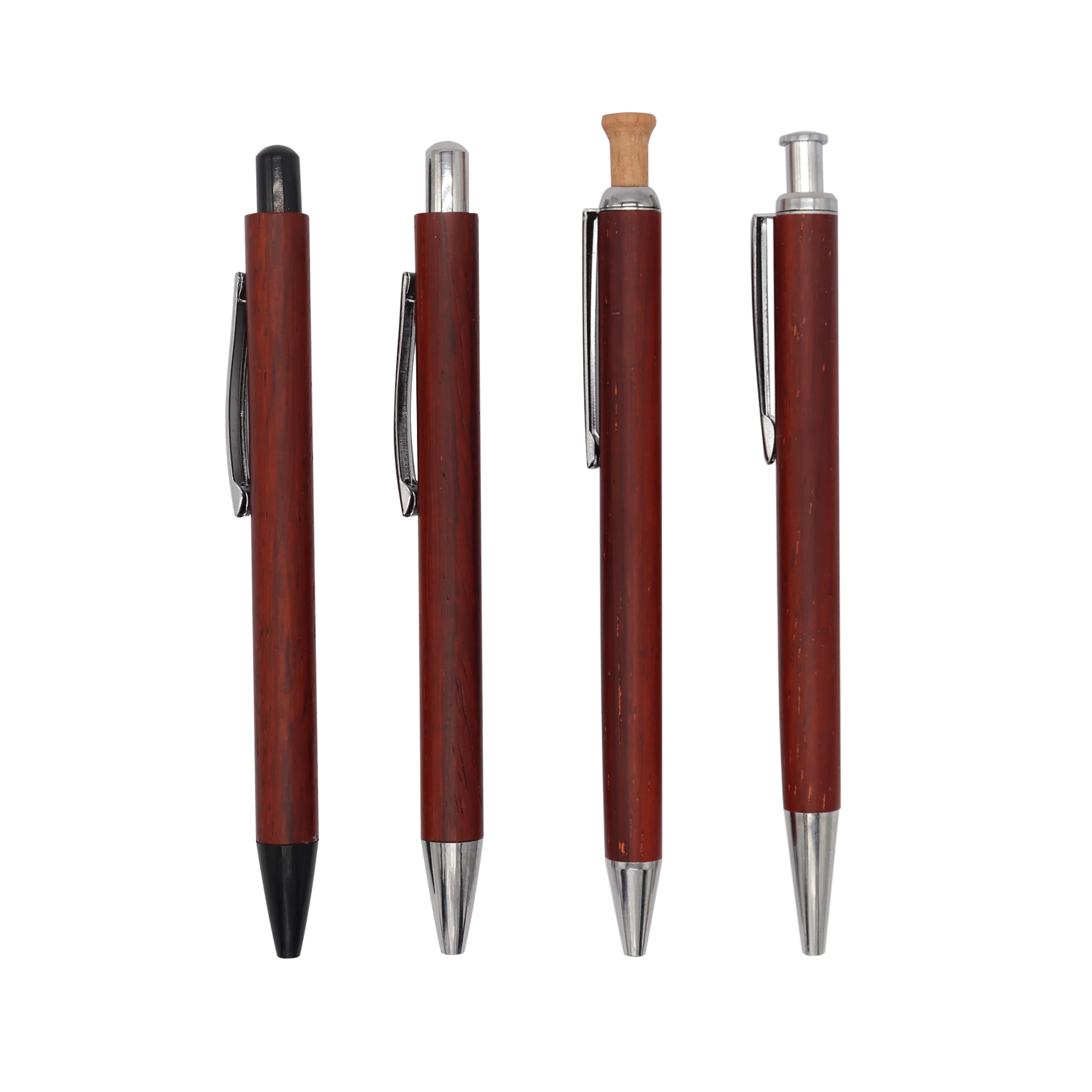 manufacturer promotion classic ball point pen bamboo rosewood bamboo ballpen with logo