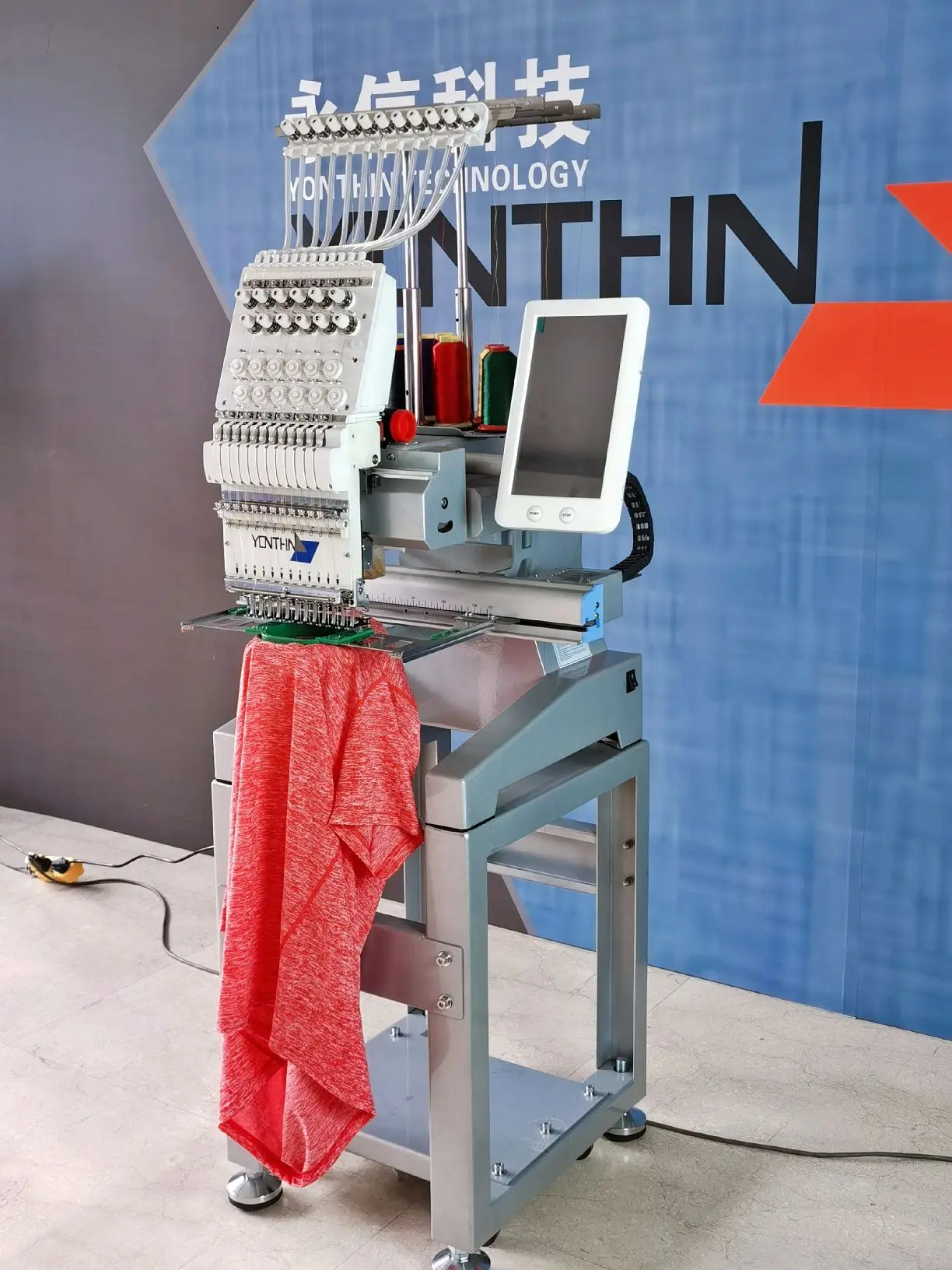 Yonthin 12/15 иглы с одной головкой компьютера Maquina de bordar цены компьютеризированные несколько