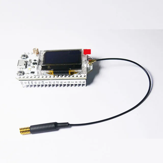  Wi-Fi Lora 32 V2 433 МГц 470 SX1278 0 96 дюймов OLED дисплей ESP32 LoRa dev- board с антенной для