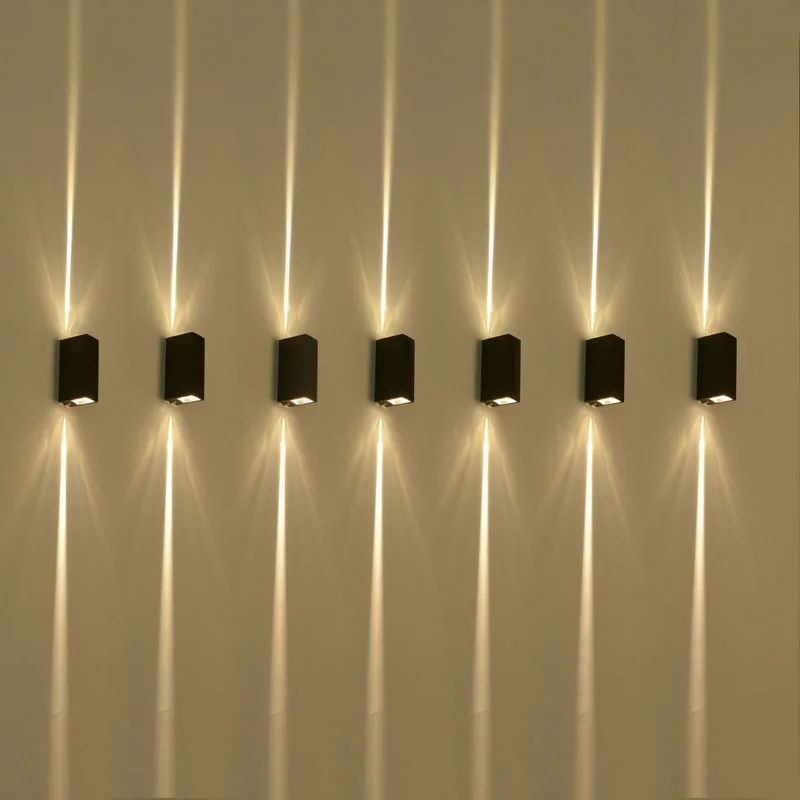 Modern LED Wall Lamp  IP65 Up Down Light led outdoor wall light 6W for indoor Garden Porch lamp