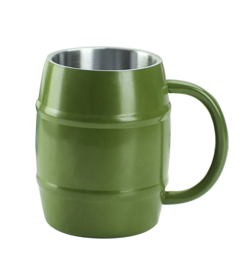 most popular products 450/500ml Double Wall Stainless steel 304 vacuum insulated wine glass, coffee mugs with lid and handle