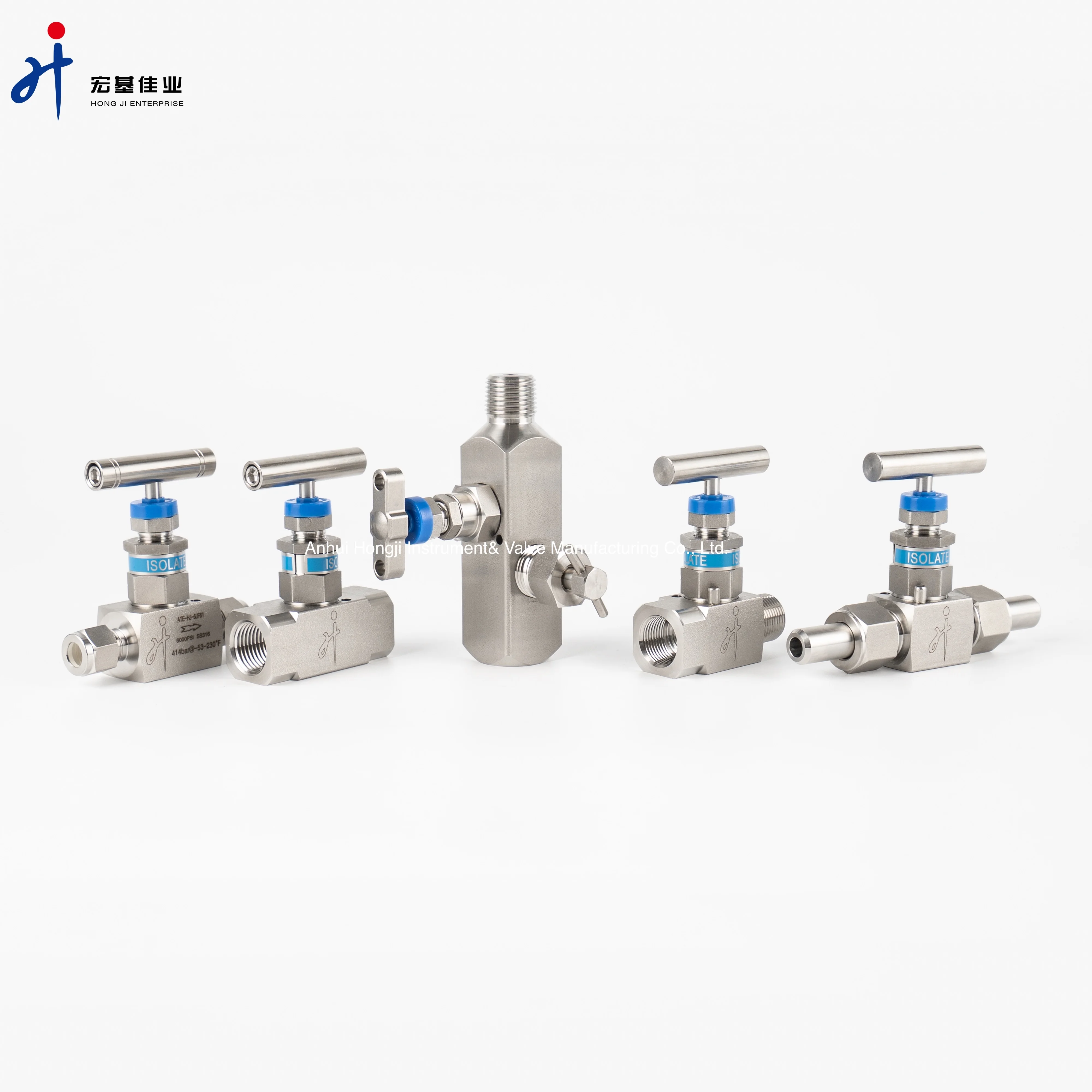 SS316 1/4 дюймов NPT или BSPT внутренней резьбовой цельный кованый игольчатый клапан 6000psi