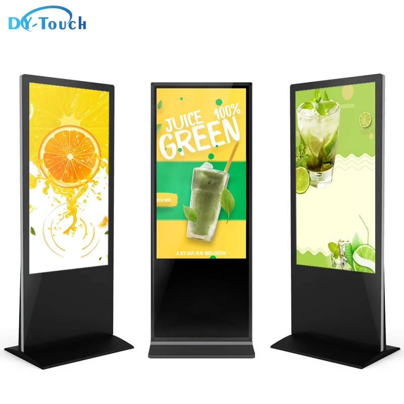 Indoor Screen Floor Stand Indoor Led Advertising Digital Signage Display Media Player