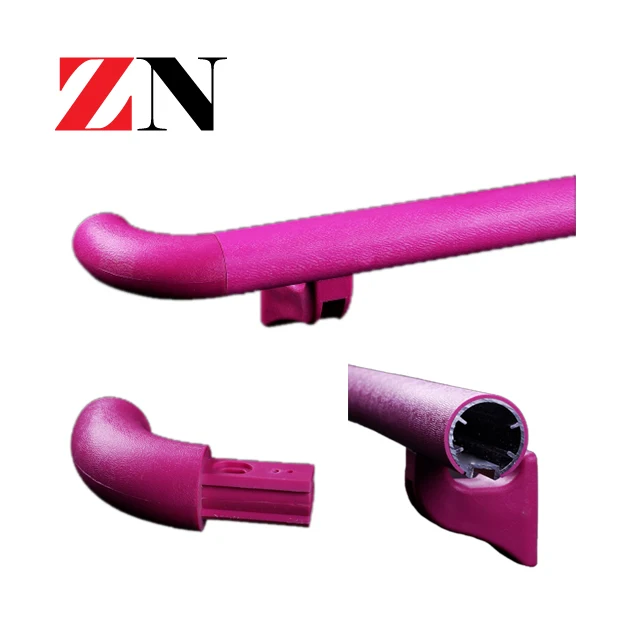 High Quality Graspable Cheapest Price Corridor PVC and Aluminum Wall Hospital Handrail for Elderly