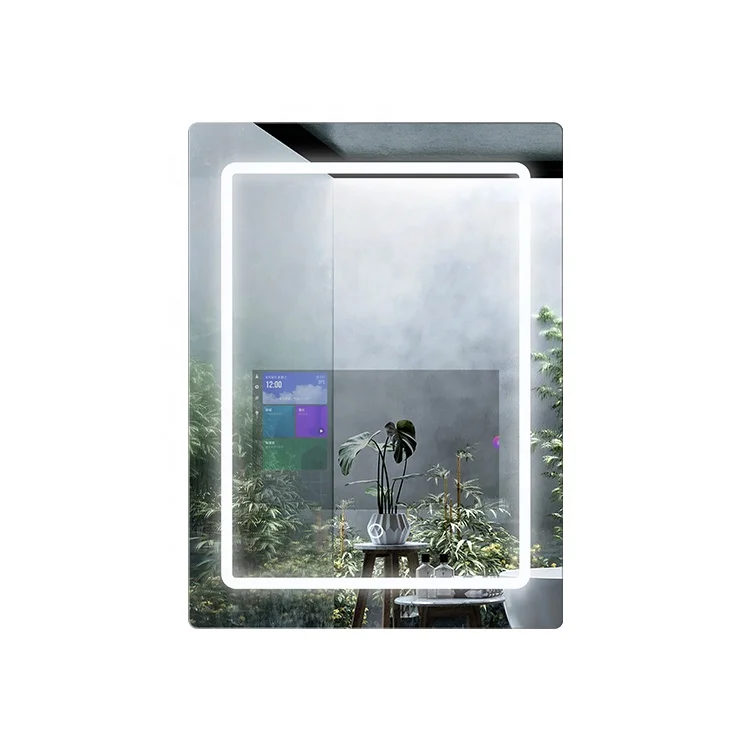 Universal Modern Wall Mounted Magic Mirror Android WIFI HD Bathroom TV Mirror Vertical Smart Home Hotel Indoor Touch Mirror