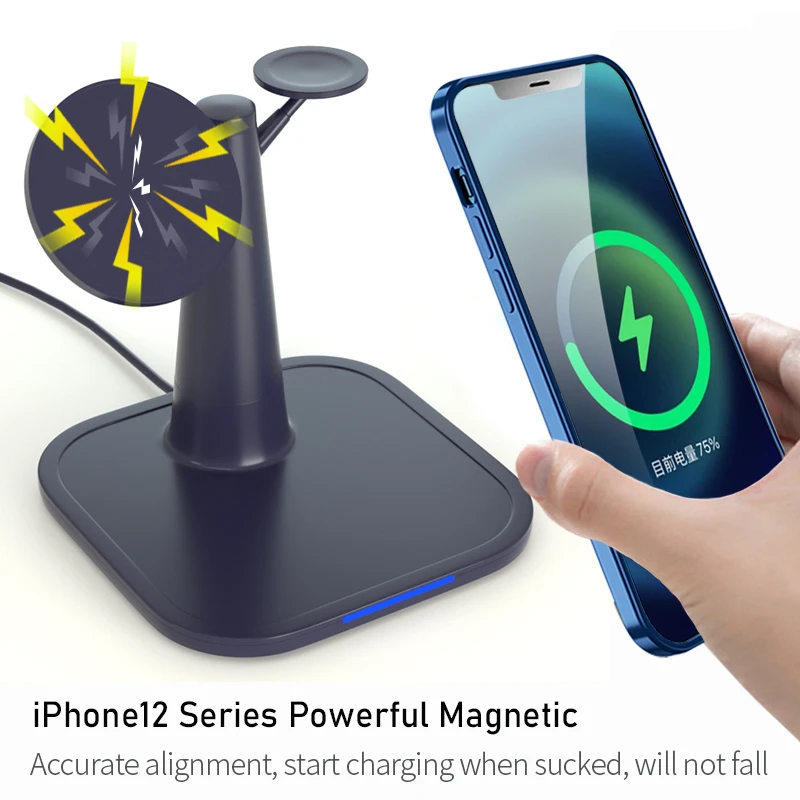 mobile charge station multiple charging station wireless charger 3 in one For Phone Earbuds