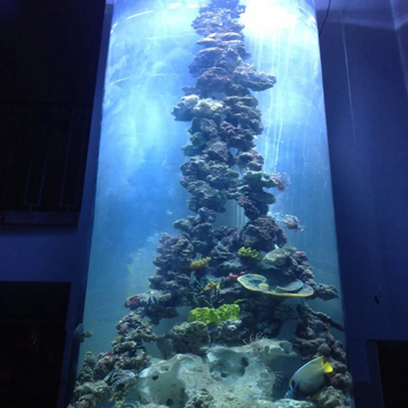 Competitive price premium cylinder plastic acrylic aquarium jellyfish