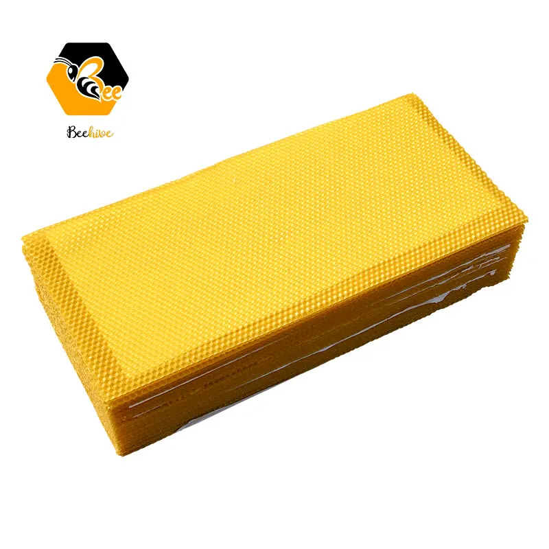 Wholesale Premium Bulk Food Grade Organic Yellow 100% Pure Natural Beeswax Foundation Sheet Bees Wax Honeycomb Sheets
