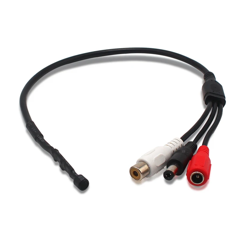 Accessories Concealed Miniature Noise Reduction High Sensitivity Fidelity Hidden Video Power Speaker For Camera Cctv Microphone