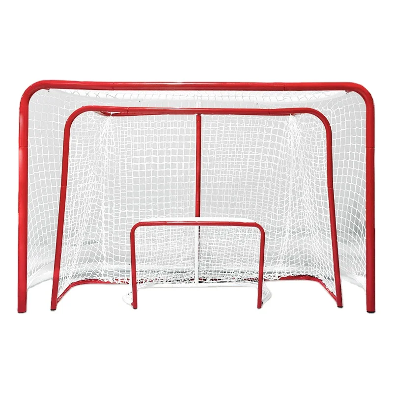Mini Indoor Miniature Hockey Set includes 2 Goals 2 Sticks and 1 Foam Ball