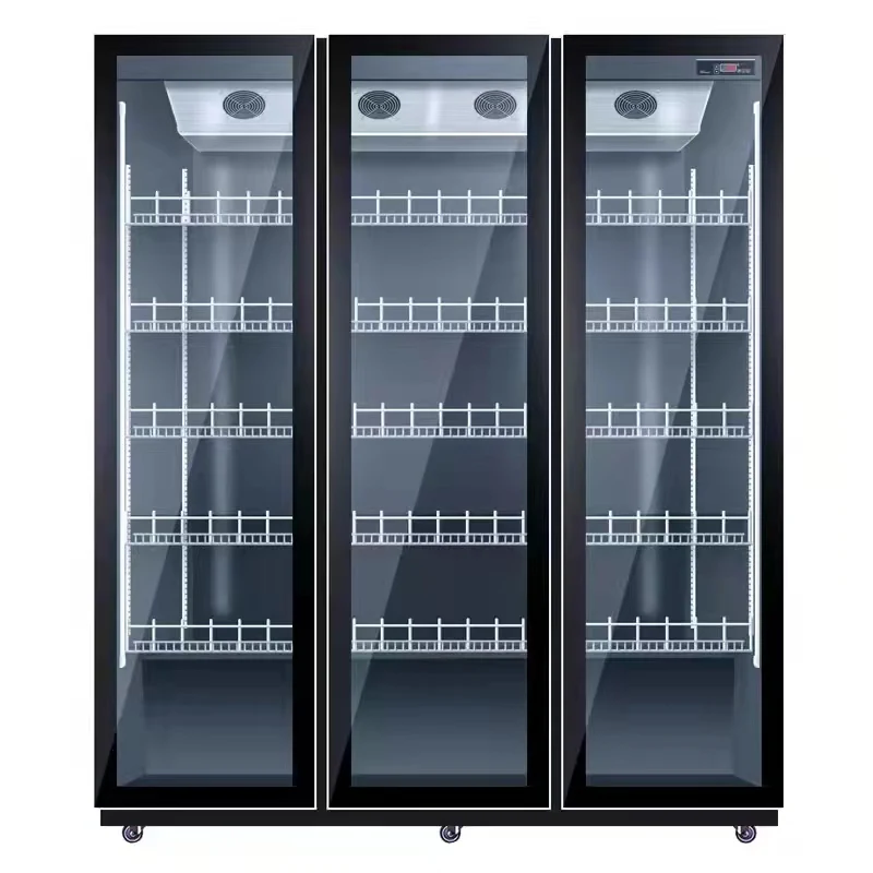 Hot sale  Professional Display Chiller display refrigerator freezer Upright Display Commercial Beverage Cooler