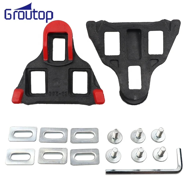 Custom Packaging Cycling Bicycle Shoes Cleats Plywood Bike Self Lock Pedal Plate