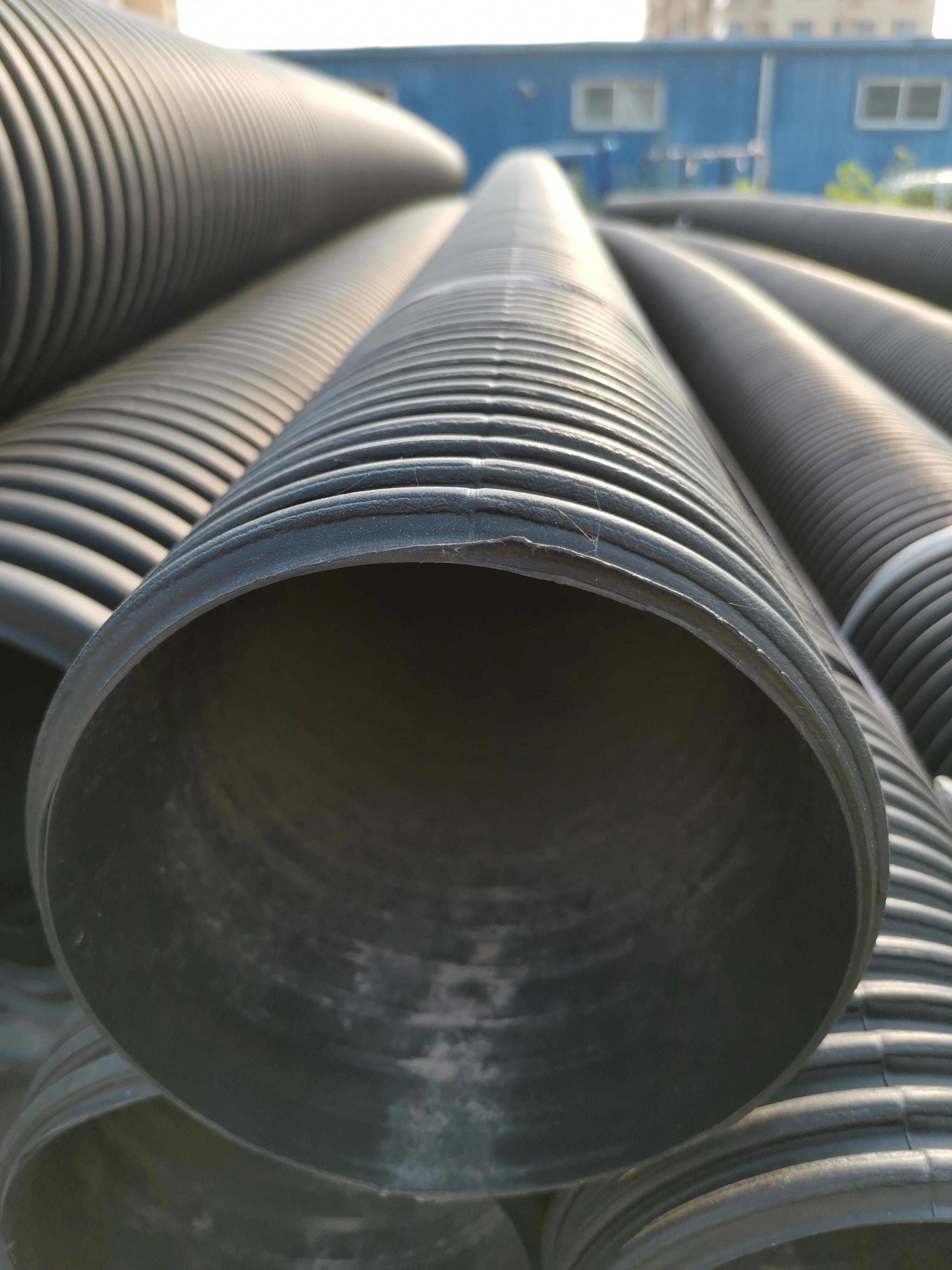 20 лет по заводской цене двойная гофрированная водосточная труба hdpe для дренажа