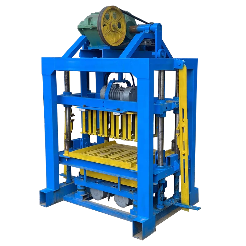small hand operated block machine