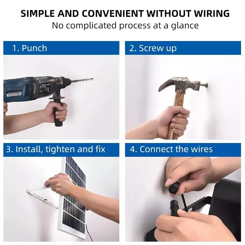 OEM ODM IP67 LED Solar Lights Outdoor Projector Solar Flood Garden Lights Led Solar Street Light
