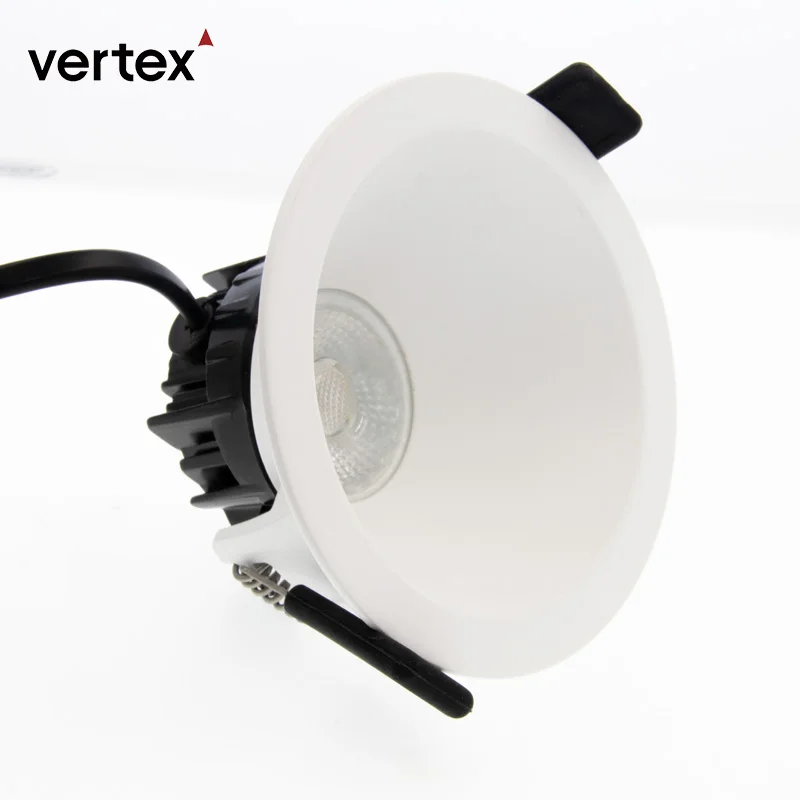 No Flicker Eye Protection Spotlight CE Approved Dim To Warm 3CCT 3000K Warm White Led Down Light Housing Hotel Led Downlight