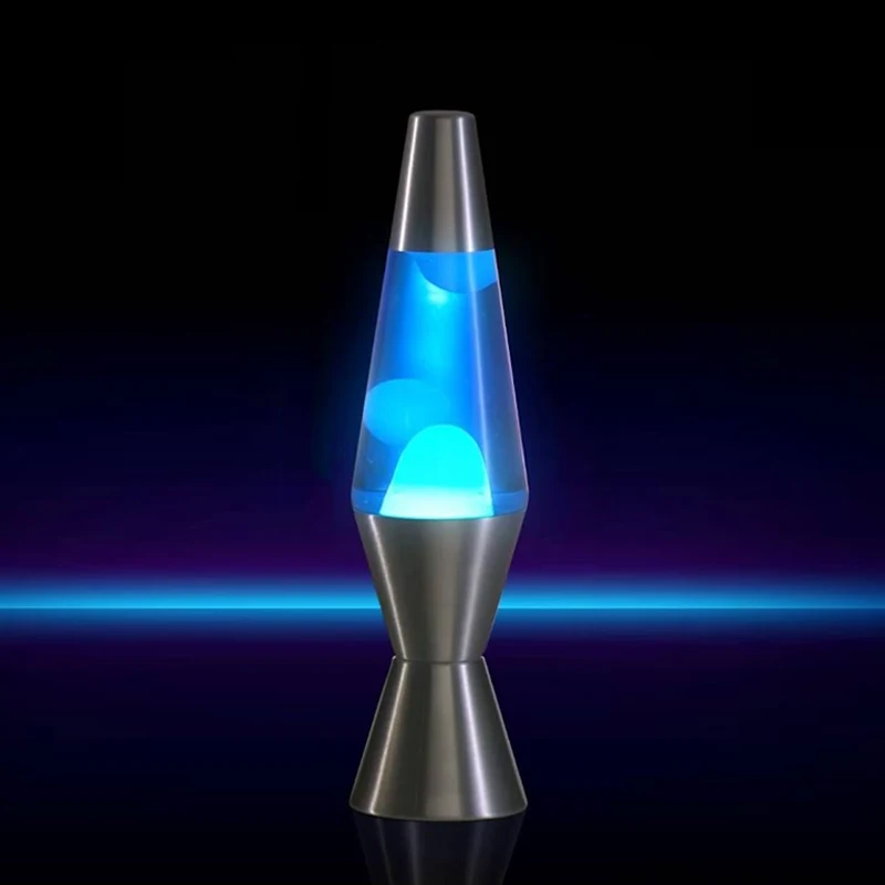 2021 Modern Design Large Bulb Lava Lamp with LED USB Colorful and White Aluminum Body Switch Control for Residential Use