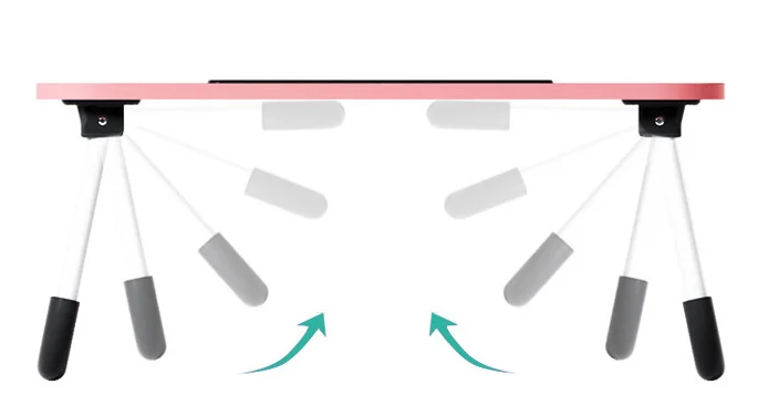 Folding Laptop Desk Lazy Home Office Work Sofa Bed Dormitory Tablet Book Stand Food Coffee Tray Table