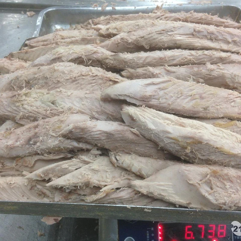 Предварительно приготовленная замороженная ловушка тунца для консервированного