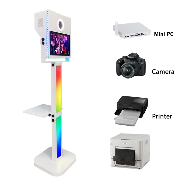 Handsome Dslr Photo Booth 15.6 Inches Photo Booth Machine Selfie Photo Booth For The Work Party