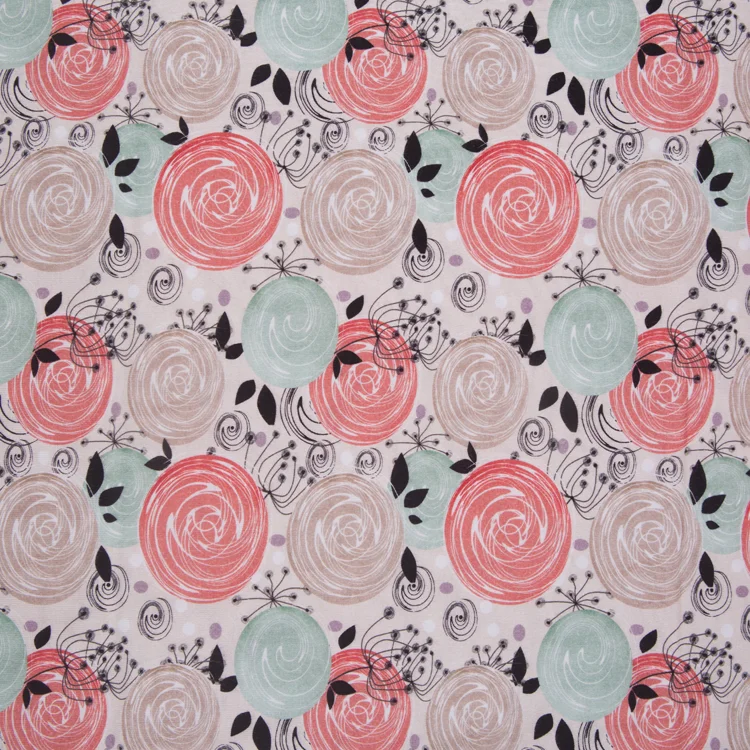 Selling 100% cotton fabric cheapest digital printed fabric custom cotton knit fabric for bed sheets