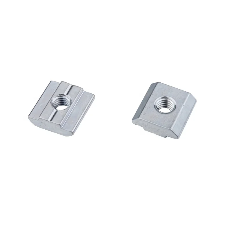 Nut 2A08.AA.01 High quality Zinc plated steel T slot nut for aluminum profile slot 8 slide hammer nut