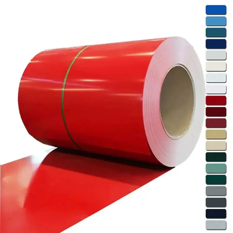 Color Coated Galvanized Steel Coil ppgl coil Hot Dipped Prepainted Gi Steel Coil Ppgi For Roofing Sheet building materials
