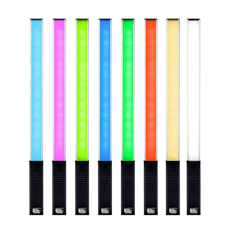 Светодиодный RGB видео свет Встроенный перезаряжаемый аккумулятор мощность фотография световая палочка для фото